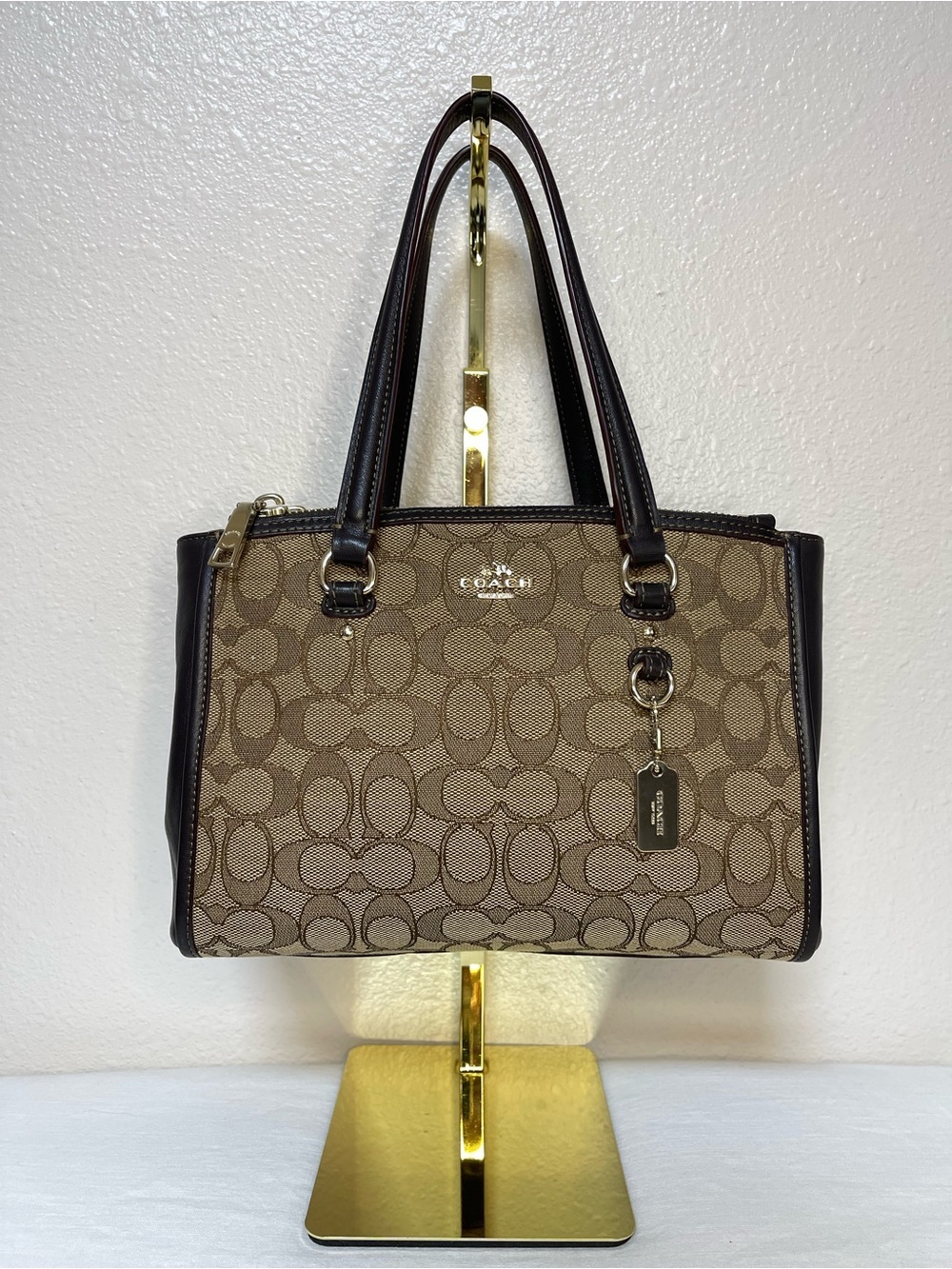 Coach Signature Stanton 26 Carryall Handbag (Style 36905) with Crossbody Strap